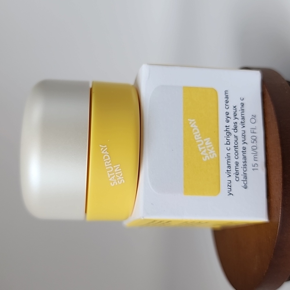 Saturday Skin Yuzu Vitamin C Bright Eye Cream (15mL - Full Size)